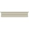 Ekena Millwork 136" Bottom Width x 140 3/8" Top Width x 8 5/8"H x 3/8"P Bedford Crosshead CRH09X136BE - alternate 4